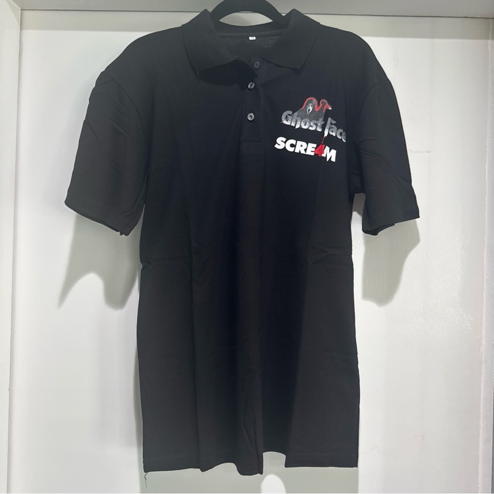 Scream 4 PROMO 2011 Ghostface Polo Shirt Size XL RARE 🔪